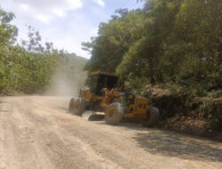 PT TBS dan Almhariq Tunjukan Komitmennya, Mulai Kerjakan Jalan Poros Kabaena Selatan